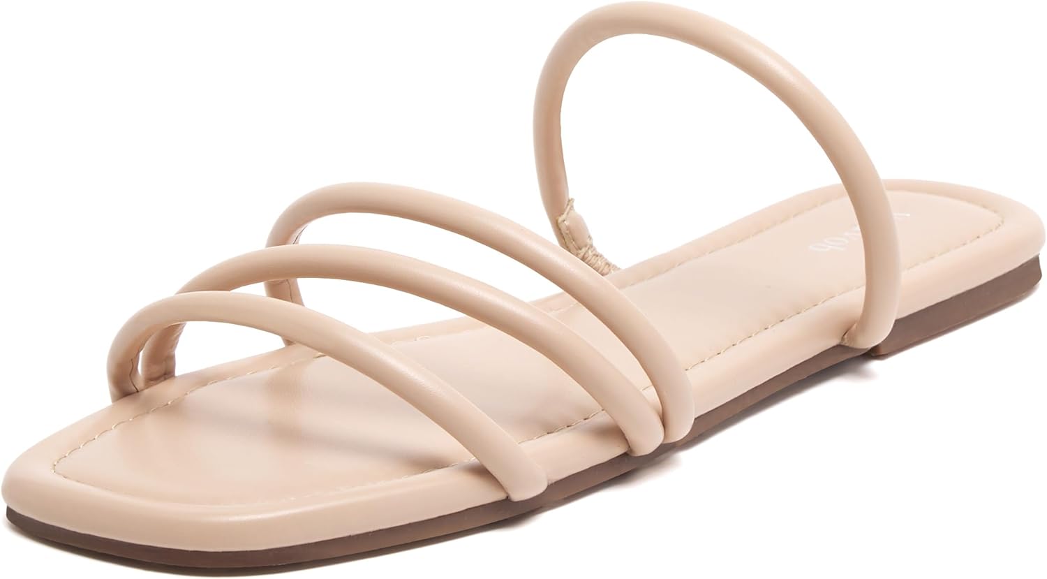 vodvob Strappy Flat Sandals for Women Square Open Kuwait Ubuy