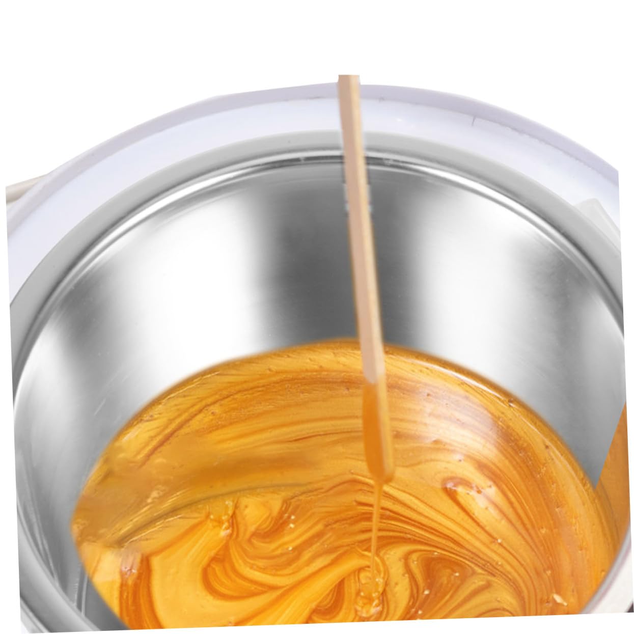 Mobestech Recipiente de Cera de Repuesto de 500Ml en Aleación de Aluminio Calentamiento Uniforme y Diseño Portátil para Uso Profesional y Doméstico, Pack de 2 Piezas