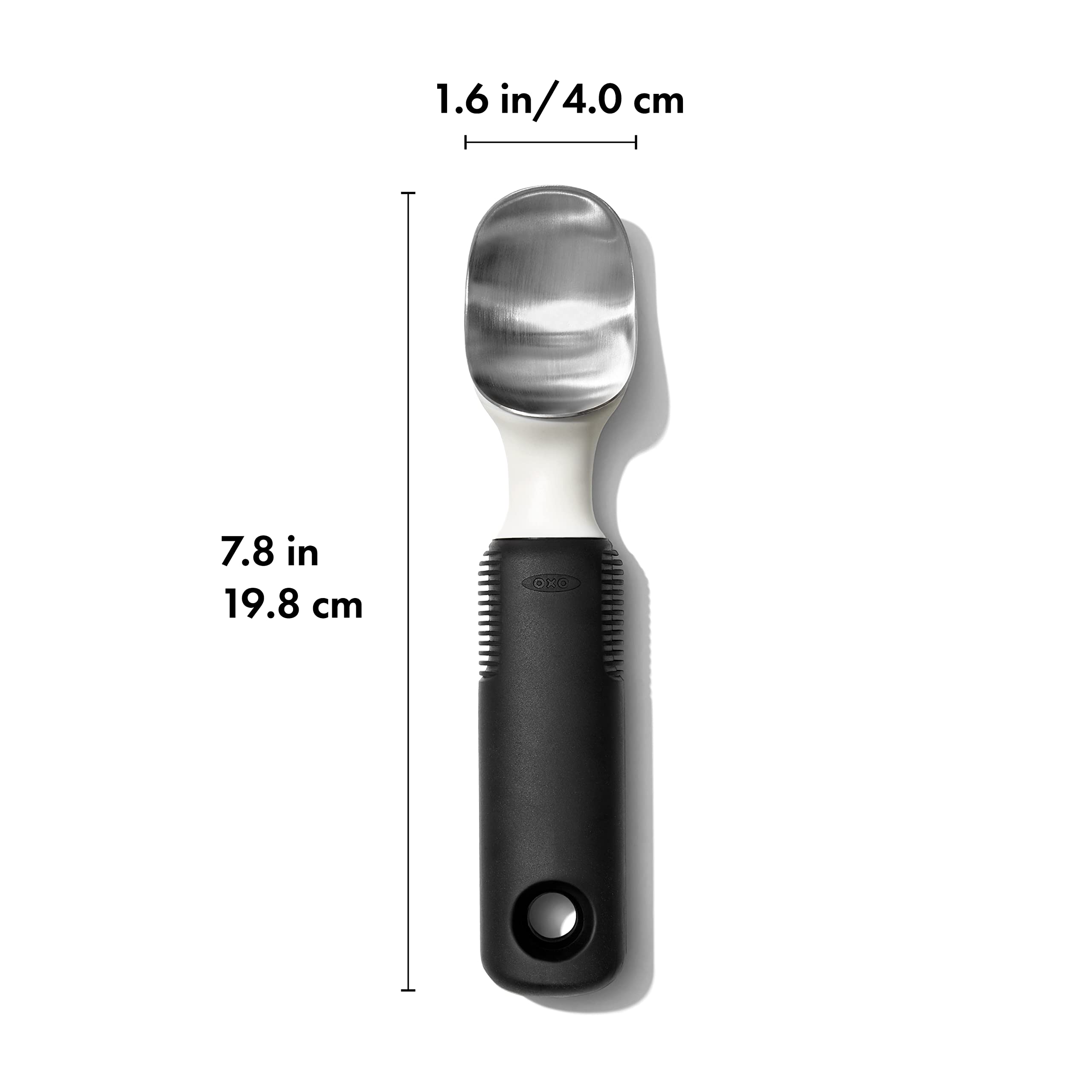 OXO 11295200 - Paletta per gelato, in acciaio inox, colore: Nero