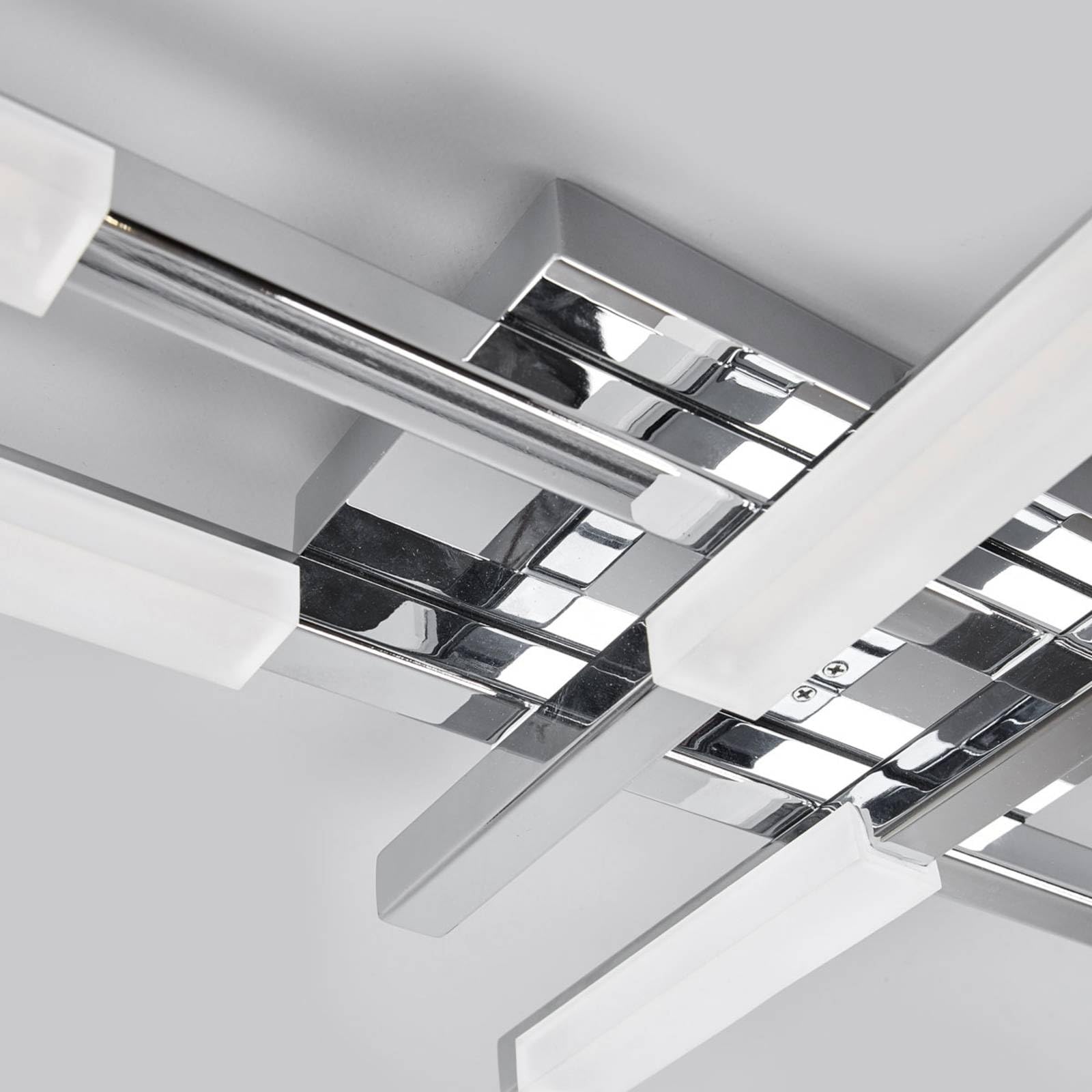 Lindby Plafoniera (Moderno) colore Argento, in Metallo ad es. Bagno lampadina inclusa plafoniera per bagno lampada