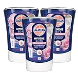 Sagrotan No-Touch Nachfüller Eis Rose Limited Edition – Für den automatischen Seifenspender – 3 x 250 ml Handseife