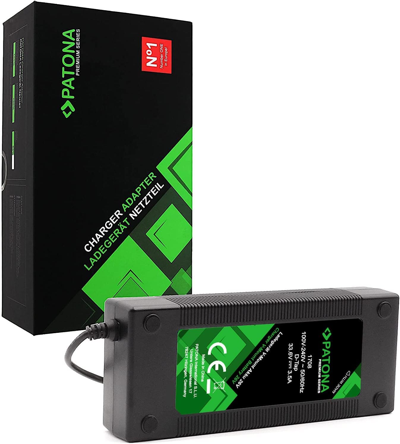 PATONA Bloc d'alimentation D-Tap 26 V pour batterie V-Mount lumière continue, etc.