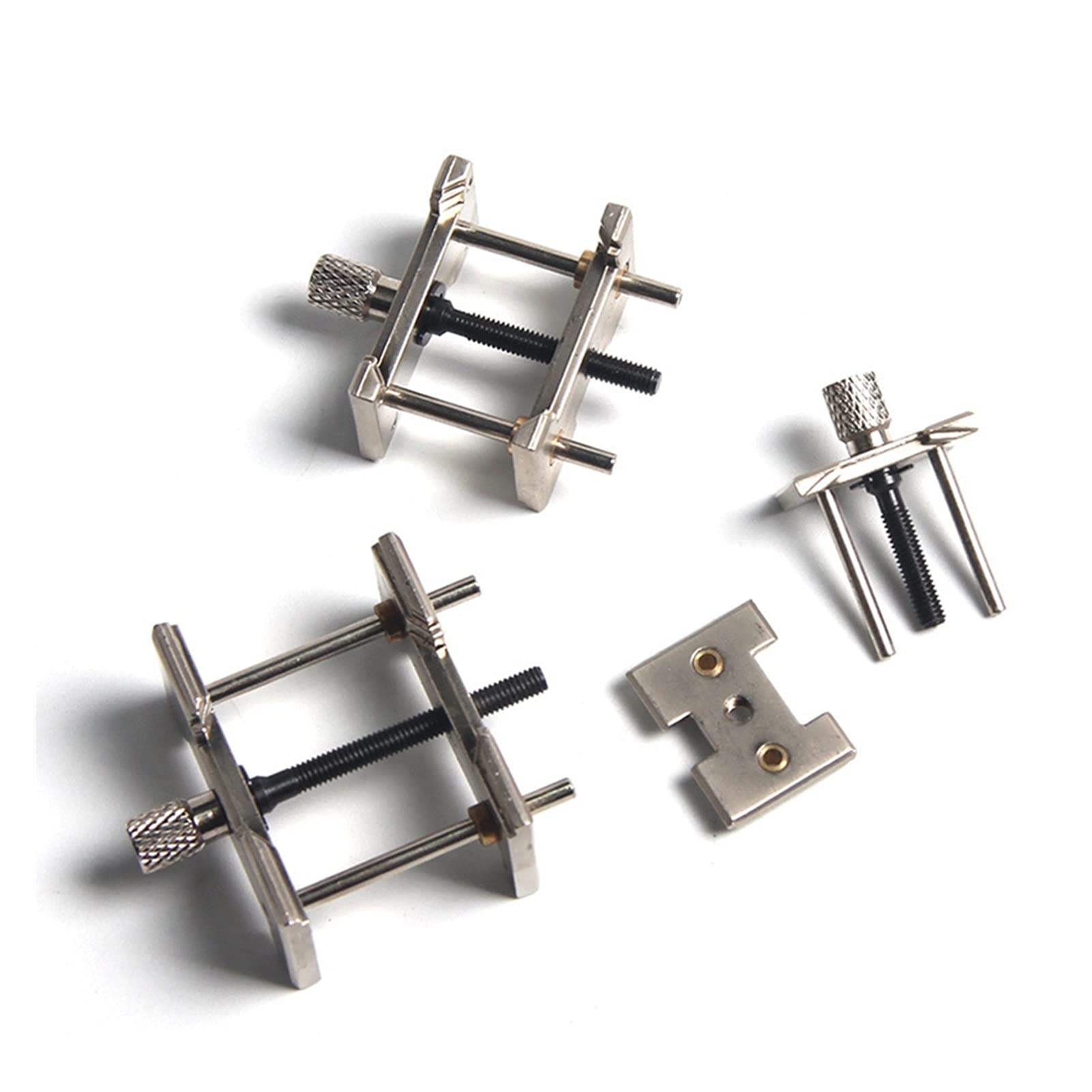 Kit de reparación de Relojes, 3 Piezas/Set Ml Movimiento de Reloj Soporte de Base Fija Accesorios Herramienta de reparación para relojero Werkzeugsatz für Uhrenreparatur(