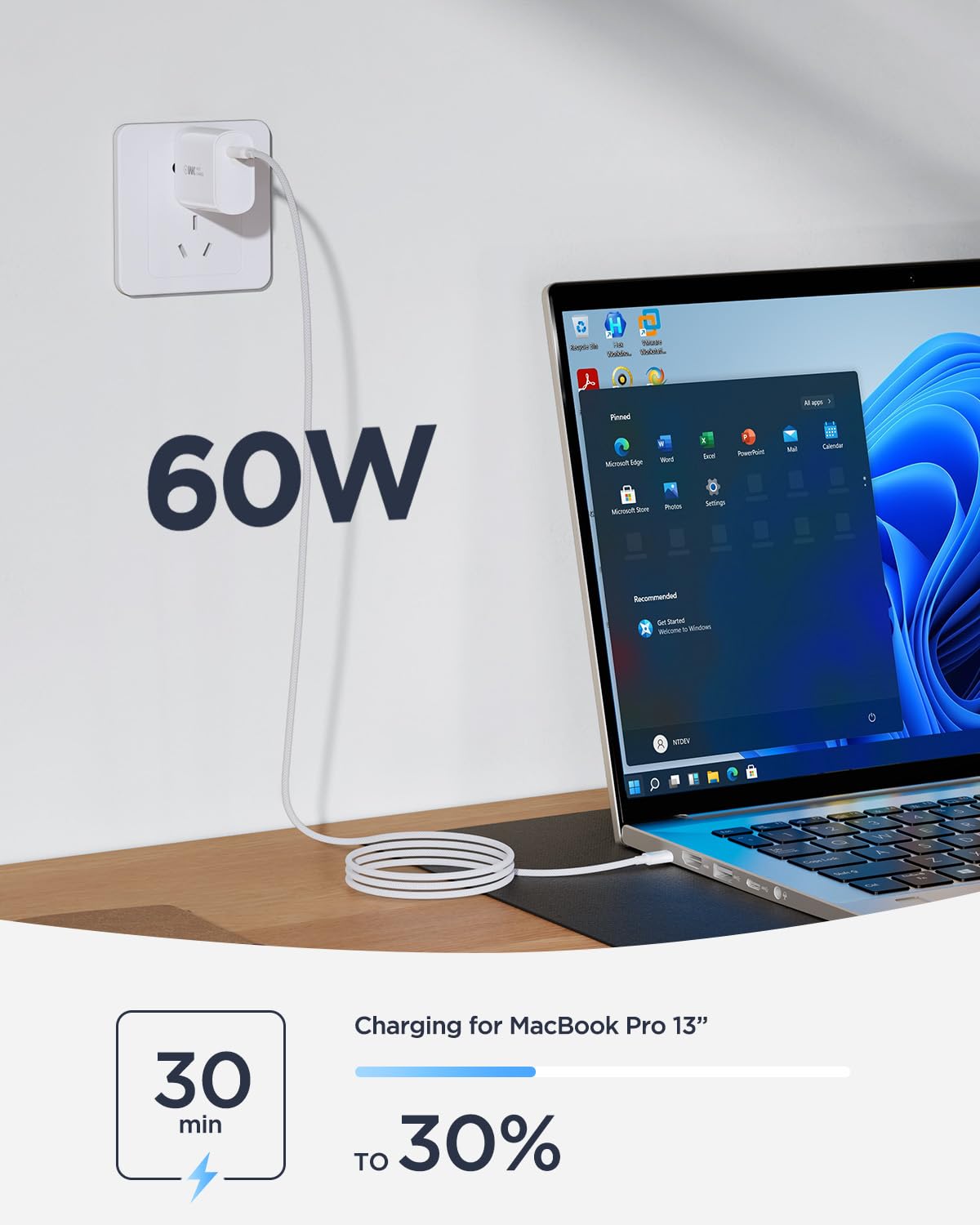 Cavo iPhone 15 16 3 Metri, 60W Cavo USB C to USB C 3M Lungo Cavo Type C to Type C Nylon Cavetto iPhone Cavi USB C Ricarica Rapida Filo Caricatore USB C per Apple iPhone 15 16 Pro Max/Plus/15/16, iPad