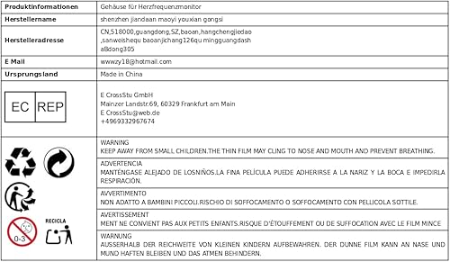 Miniatura 8 de Travel Case for Heart Rate Monitor Chest Strap,Carrying Bag Organizer with Carabiner Storage for Running Outdoor Sports Keys