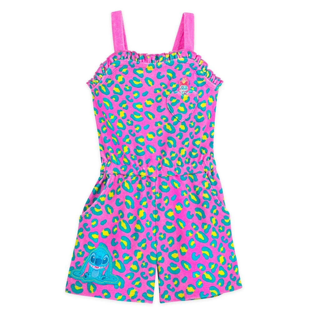 Stitch Romper Cover-Up Fille吸水面料Taille 5/6 Sèche Rapidement - 6