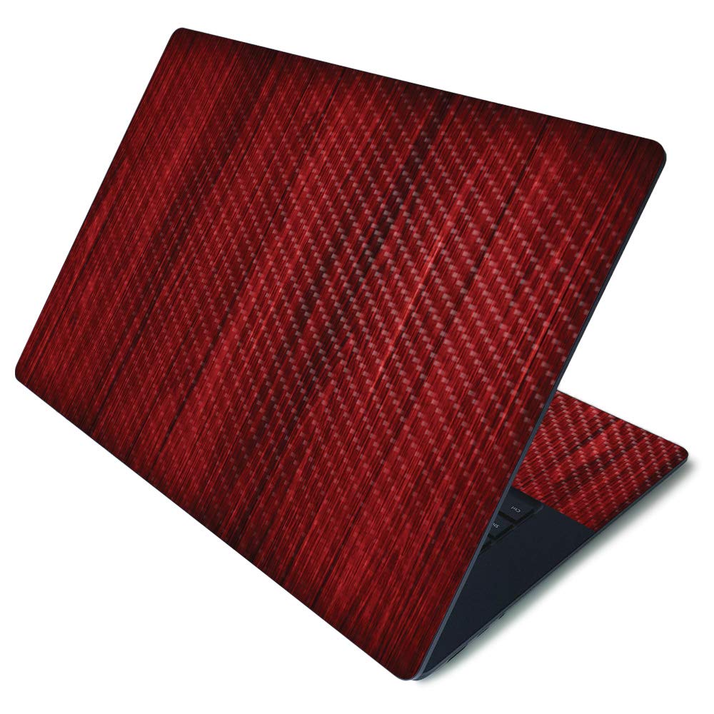 MightySkins Carbon Fiber Skin for Microsoft Surface Laptop 3 15" - Cherry Grain | Protective, Durable Textured Carbon Fiber Finish | Easy to Apply, Remove, and Change Styles | Made in The USA