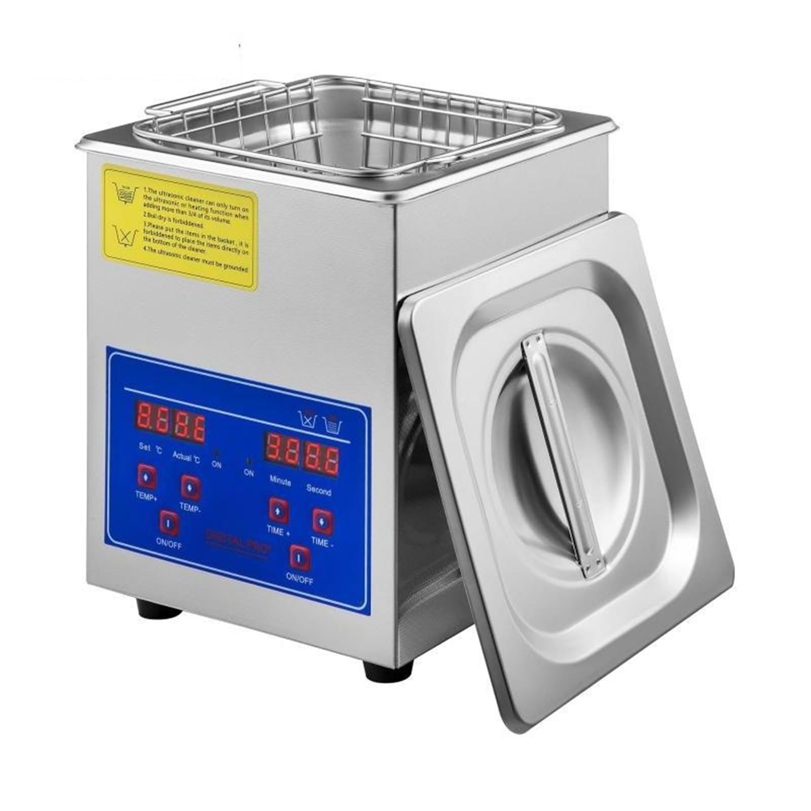 Limpiador industrial Ultra Cleaner de 2 l con temporizador digital y calentador.