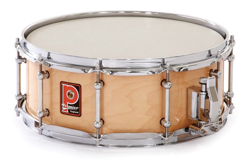 Premier Drums Modern Classic Series 2633NL 1-Piece Modern Classic Snare Drum, Drum Set (Natural Lacquer)