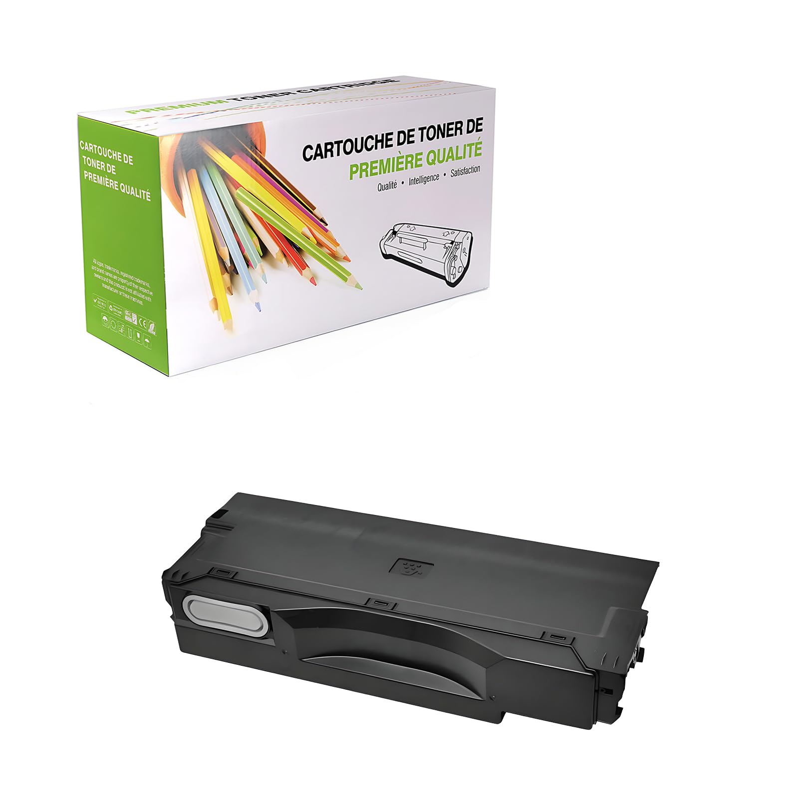 Compatible Reemplazo De Caja De Tóner Residual Para Sharp MX-607HB MX607HB Para Usar Con Sharp MX-2630N MX-3050N MX-3050V MX-3070N MX-3550N MX-3550V MX-3570N,(Negro-100000 Páginas),1 pack
