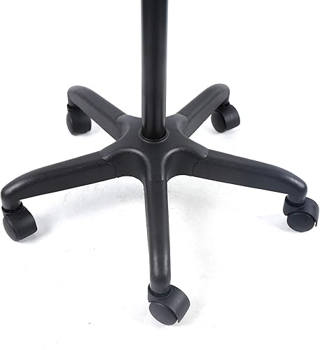 Miniatura 8 de Bandeja de aluminio para salón de belleza, con 5 ruedas para baño, spa, salón de belleza, color negro, plateado