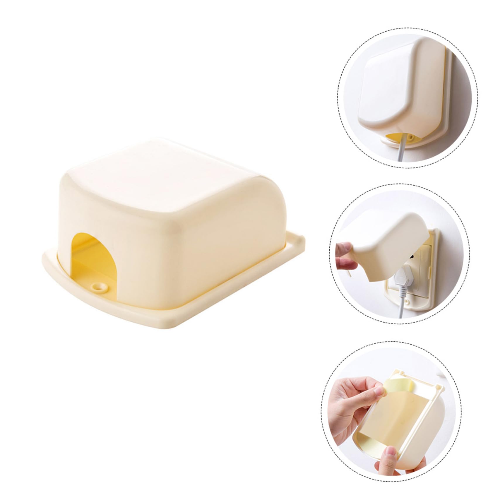 ERINGOGO 2pcs Abs Protective Covers for Switch Anti-Shock Switch Cover Childproof Light Waterproof