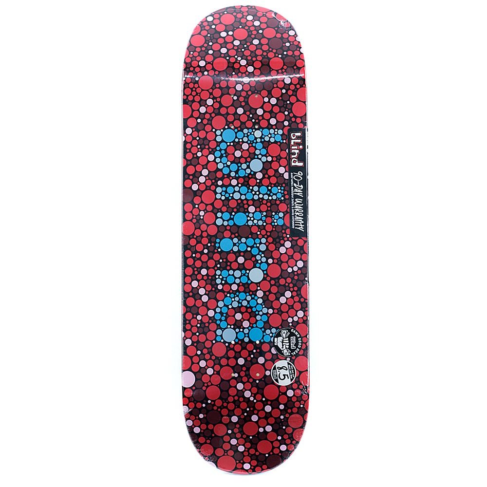Blind 10011876 Color Red Deck Skateboard, Red, Size 8.5