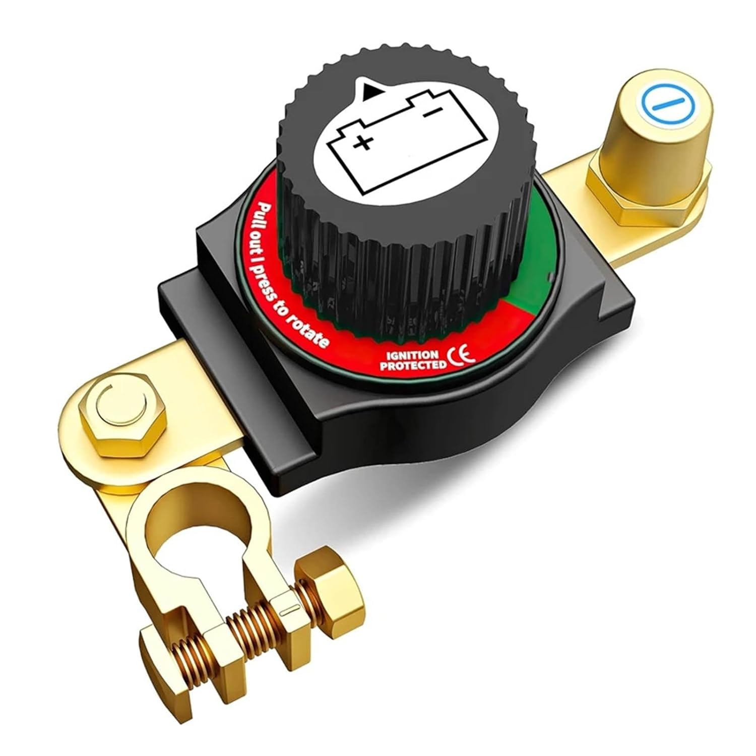 Battery Disconnect Switch 3 PCS Top Post Battery Disconnect Switch 12V 48V Cut Off Kit for Car RV Boat Truck ATV Fits Cars, Trucks, Boats & Rvs(for Positive 17-19mm)