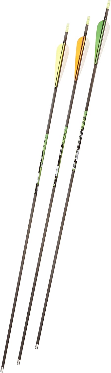 Gold Tip Kinetic XT 300 Arrows with 4-Inch Vanes (72 Count), Black