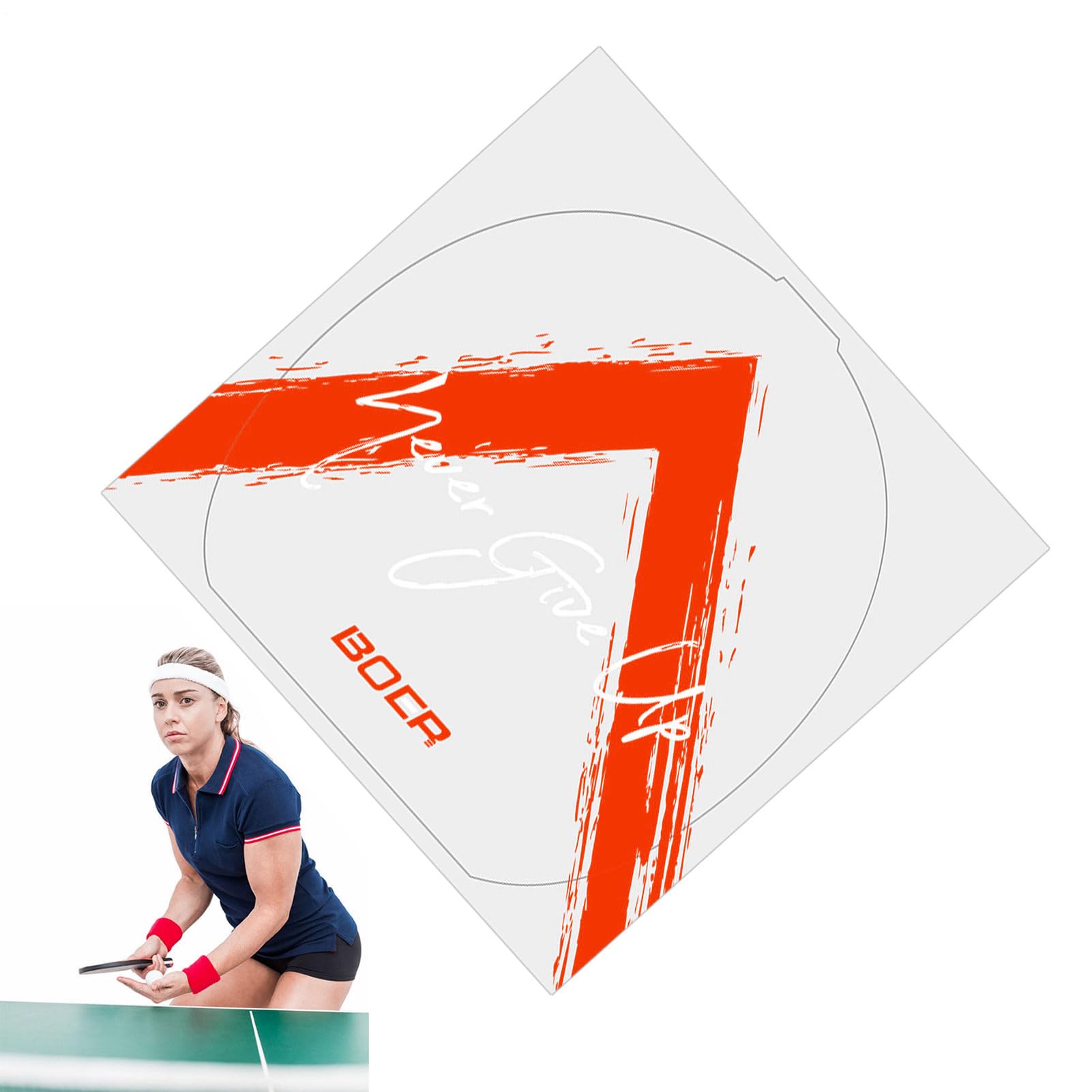 Lámina protectora de goma adhesiva para tenis de mesa – lámina protectora de goma adhesiva, antiestatica y antiestático | Accesorios para raquetas, película protectora transparente para el