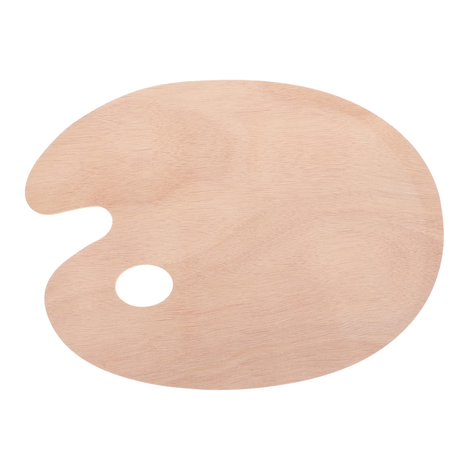 ERINGOGO Wooden Oil Painting Palette Thick Larch Wood Mixing Tray for Artists Beginners