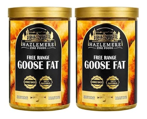 Hazlemere Fine Foods Free Range Goose Fat (2x375g)