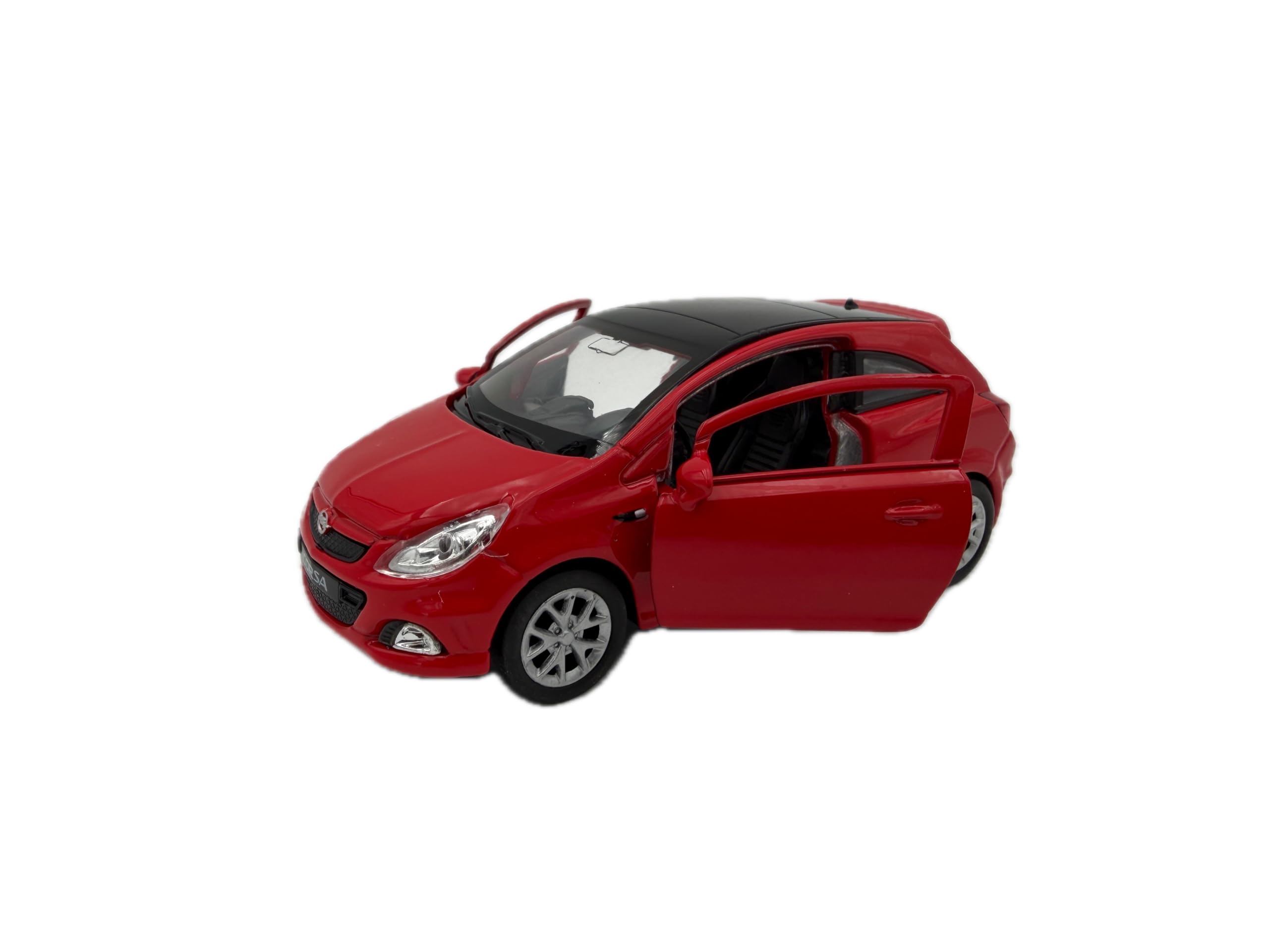Dromader Welly Model car OPEL CORSA OPC miniature scale 1:39 red