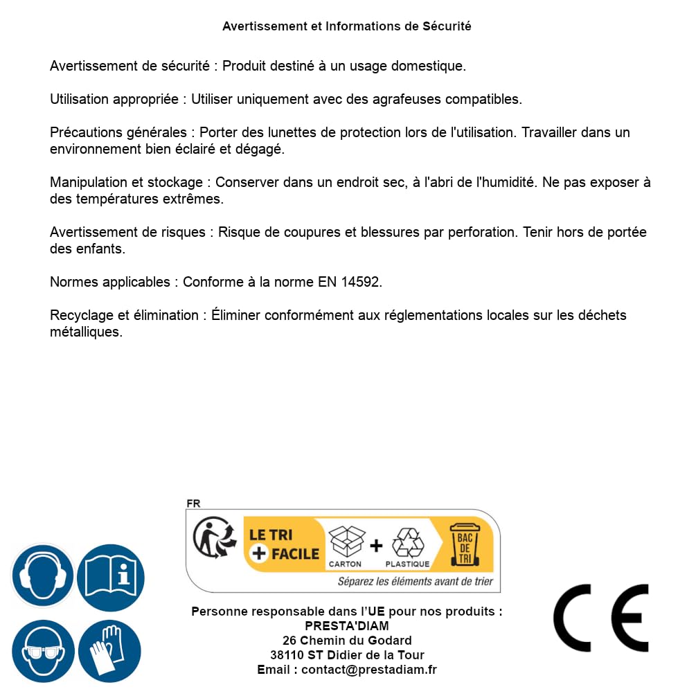 10.000 graffette zincate A-16-12.84x16x0.7x1 mm - D-Work