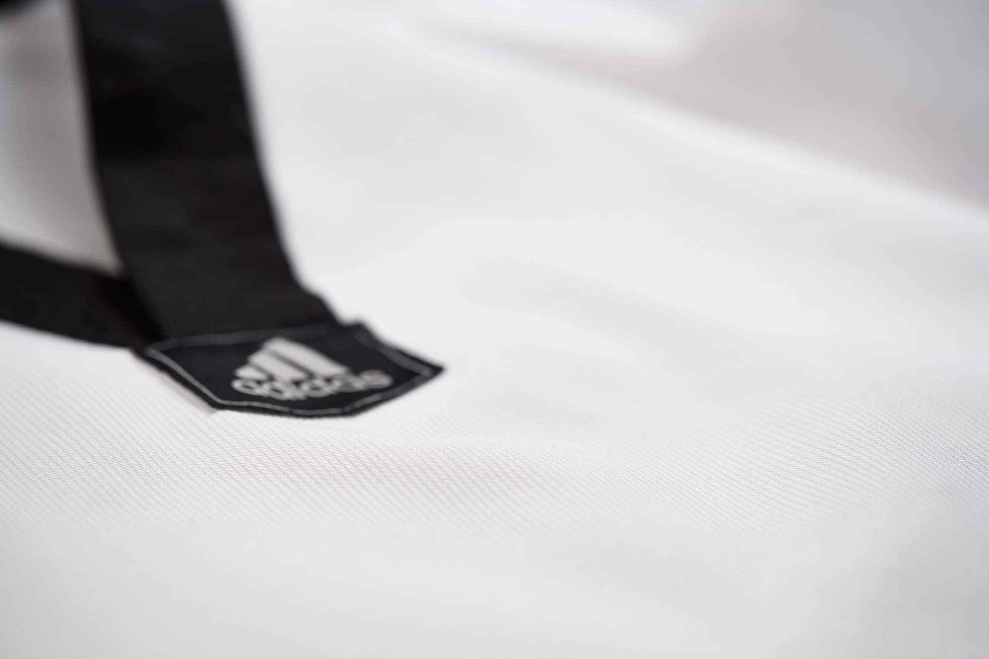 ADIDAS Senior Club Dobok, Bianco/Nero, 180 cm