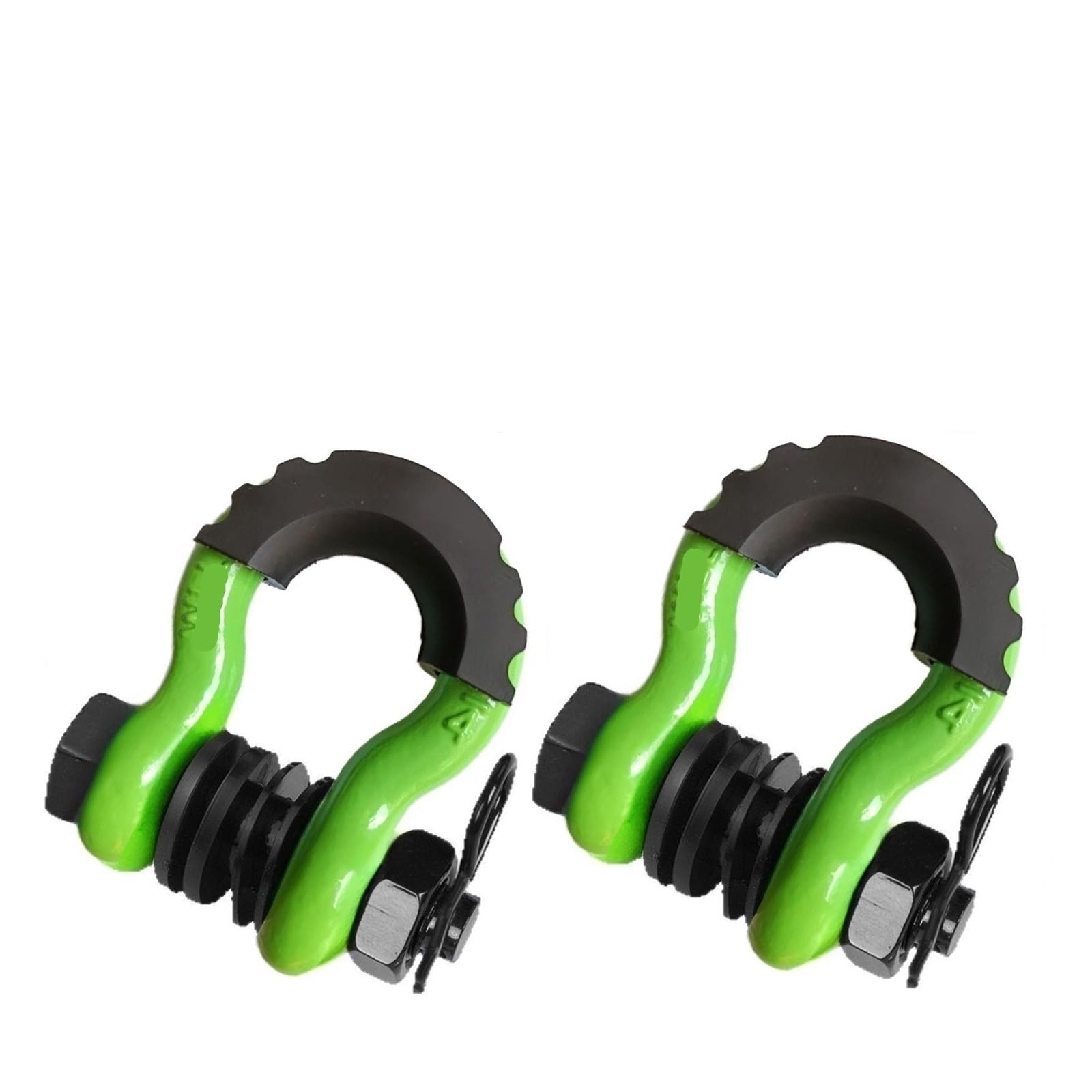 Pjfcewfdgx 20T Green 2Pcs D-Ring Anchor Shackle 28660Lbs Break Strength For Vehicle Trailer Use