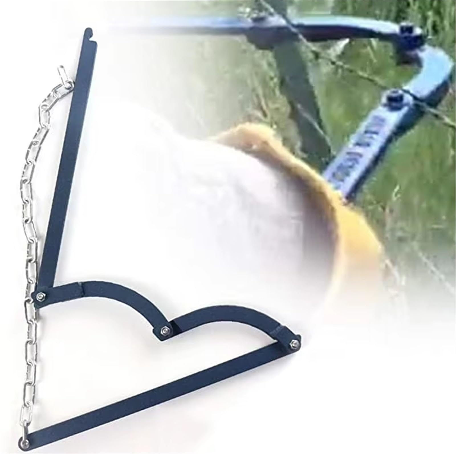 Chain Link Fence Stretcher,Iron Garden Wire Tighteners, Garden Stretcher Field Stretcher,Heavy Duty Fence Repair Tool,Fence Stretcher Barbed Wire Fence Tools,for Farm, Horse Fence, Garden Lawn Fence