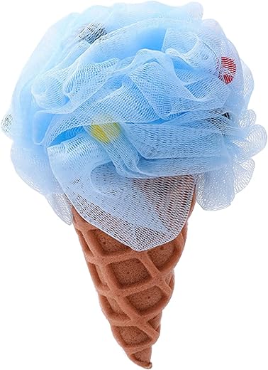 Bath Sponge Ice Cream Loofah Body Scrubber Shower Cleaning Loofahs Bathroom Men Women Bathing Accessories Shower Sponges for Women Soft