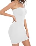 Strapless Shapewear Slips for Women Seamless Full Slip Under Dress Tummy Control Slip Dress Body Shaper