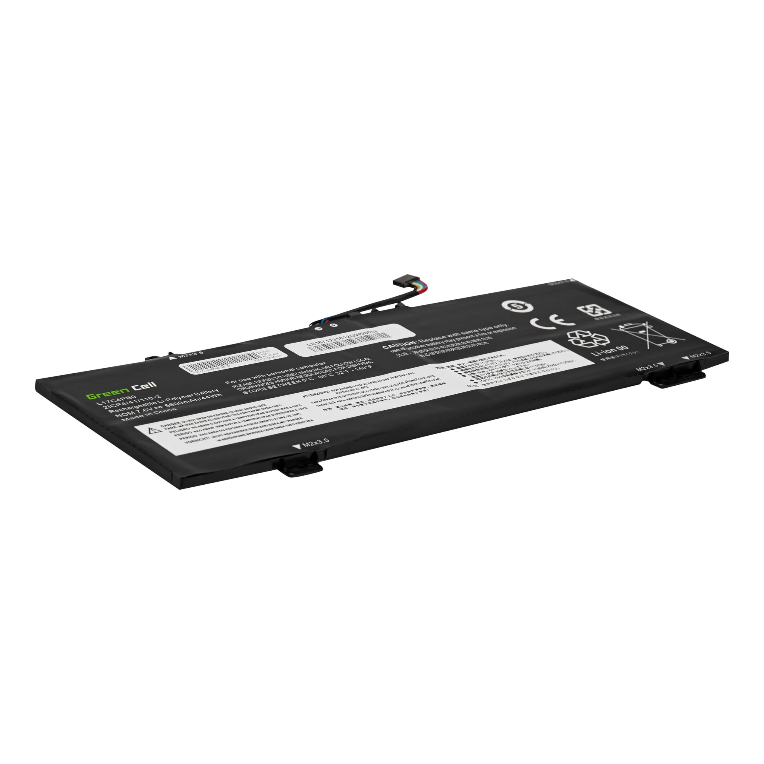 Green Cell L17C4PB0 L17C4PB2 L17M4PB0 L17M4PB2 bateria do laptopa Lenovo IdeaPad 530S-14ARR 530S-14IKB Yoga 530-14ARR 530-14IKB laptop (5800mAh 7.6V czarny)