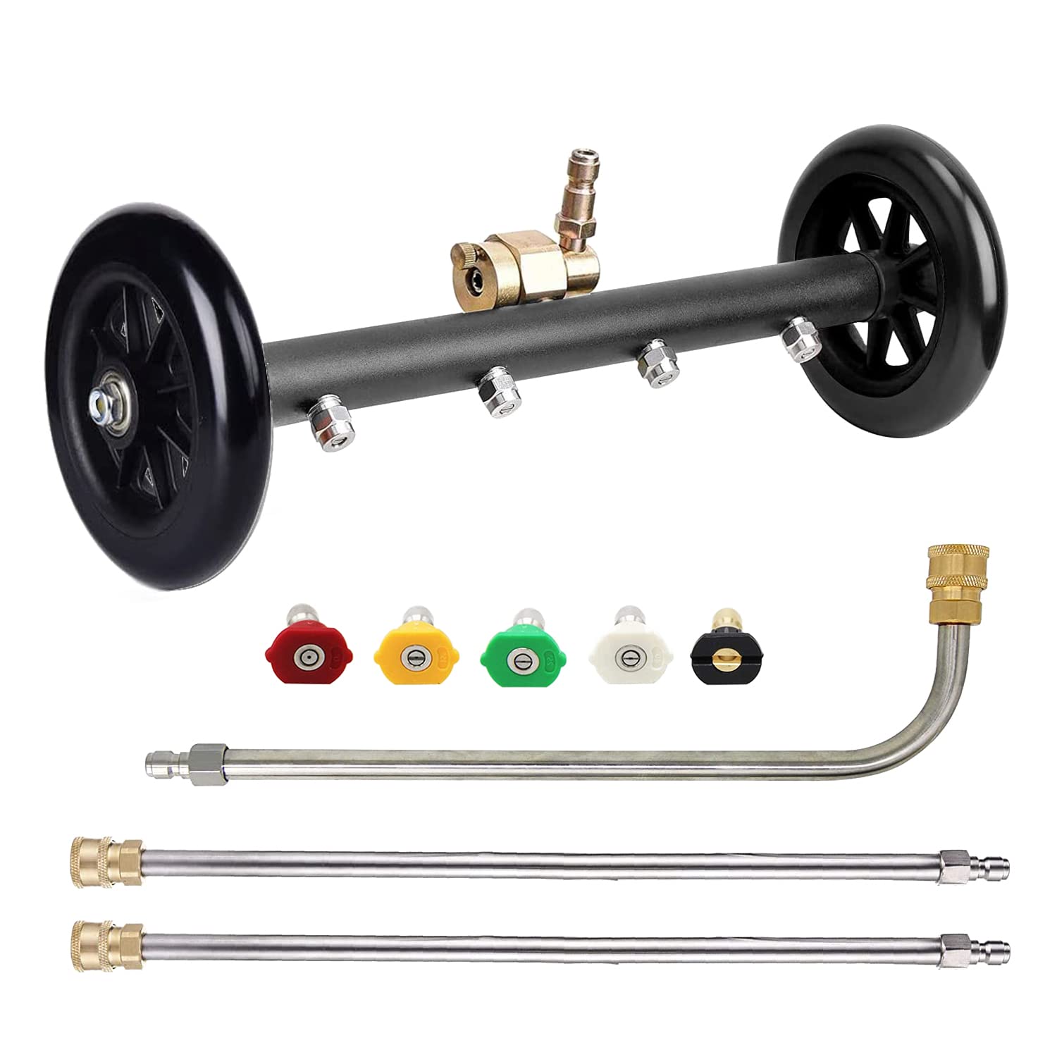 Buy Artebte Water Broom for Pressure Washer, DualFunction Undercarriage Cleaner 16 Inch