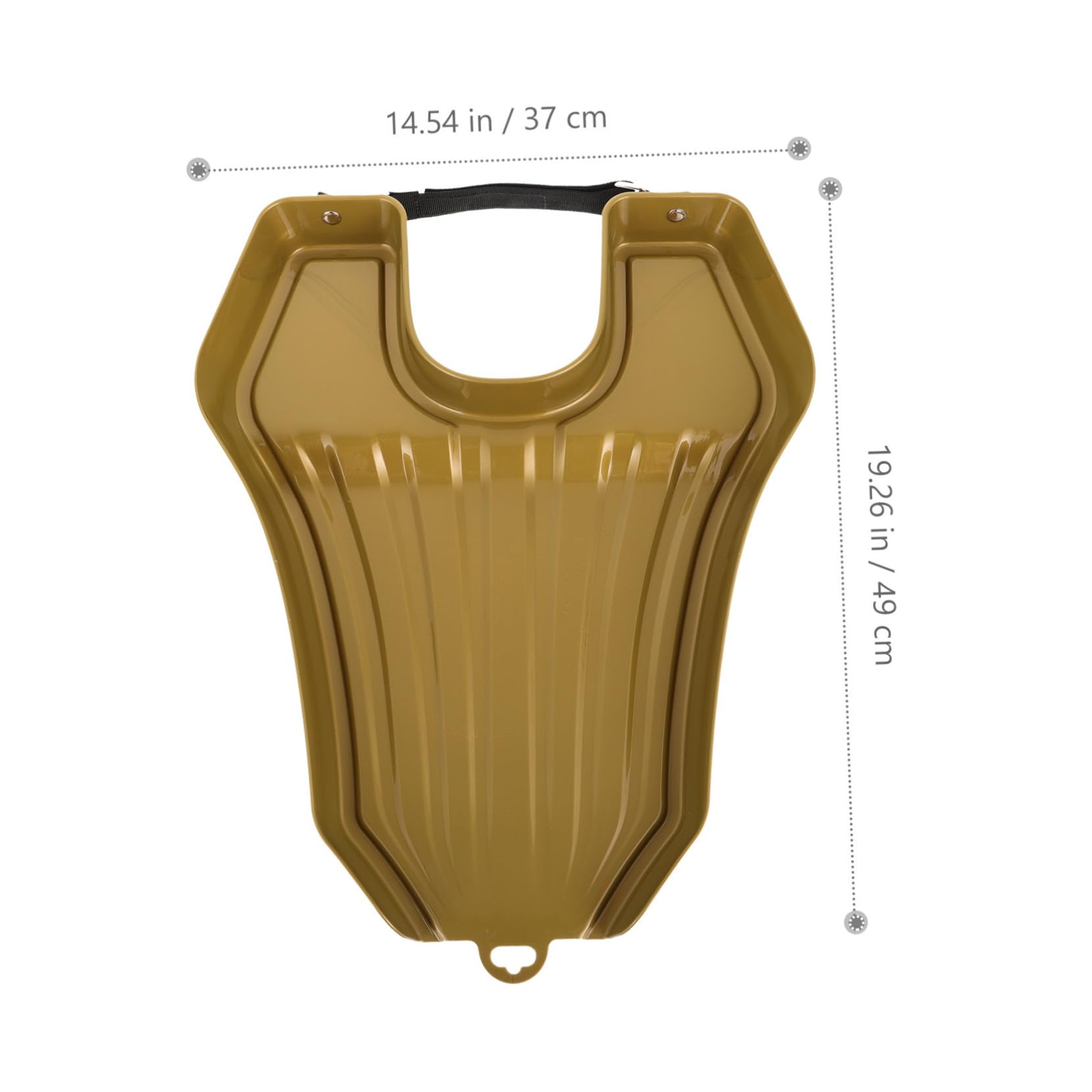 BCOATH Hairdressing Back Wash Shampoo Tray Plastic Hair Sink Basin Neck Rest for Easy Hair Washing