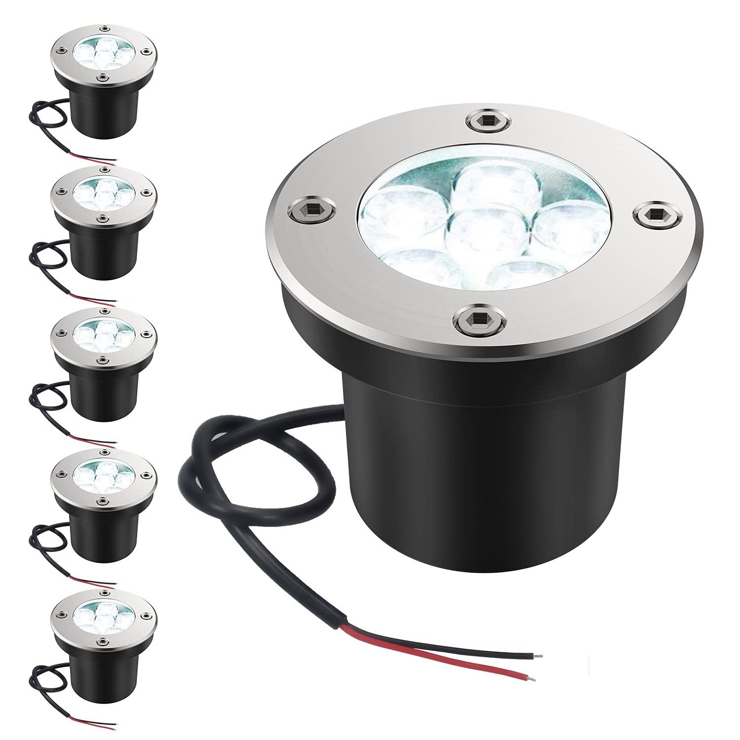 Éclairage de puits enterré LED pour une terrasse chaleureuse