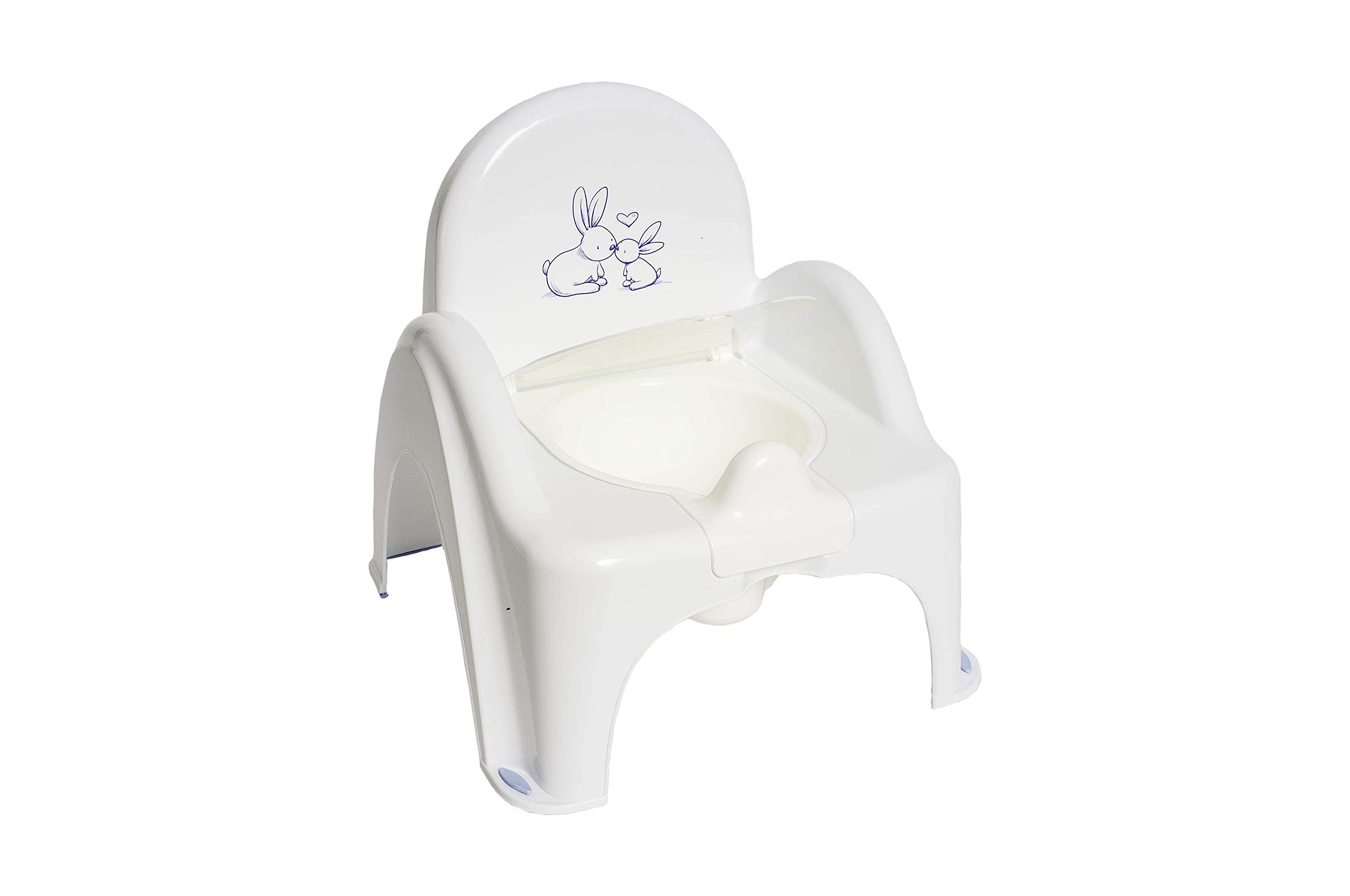 Orinal infantil para entrenar el inodoro Peppa de Schorsch antideslizante seguro TÜV blanco Kaninchen WEISS