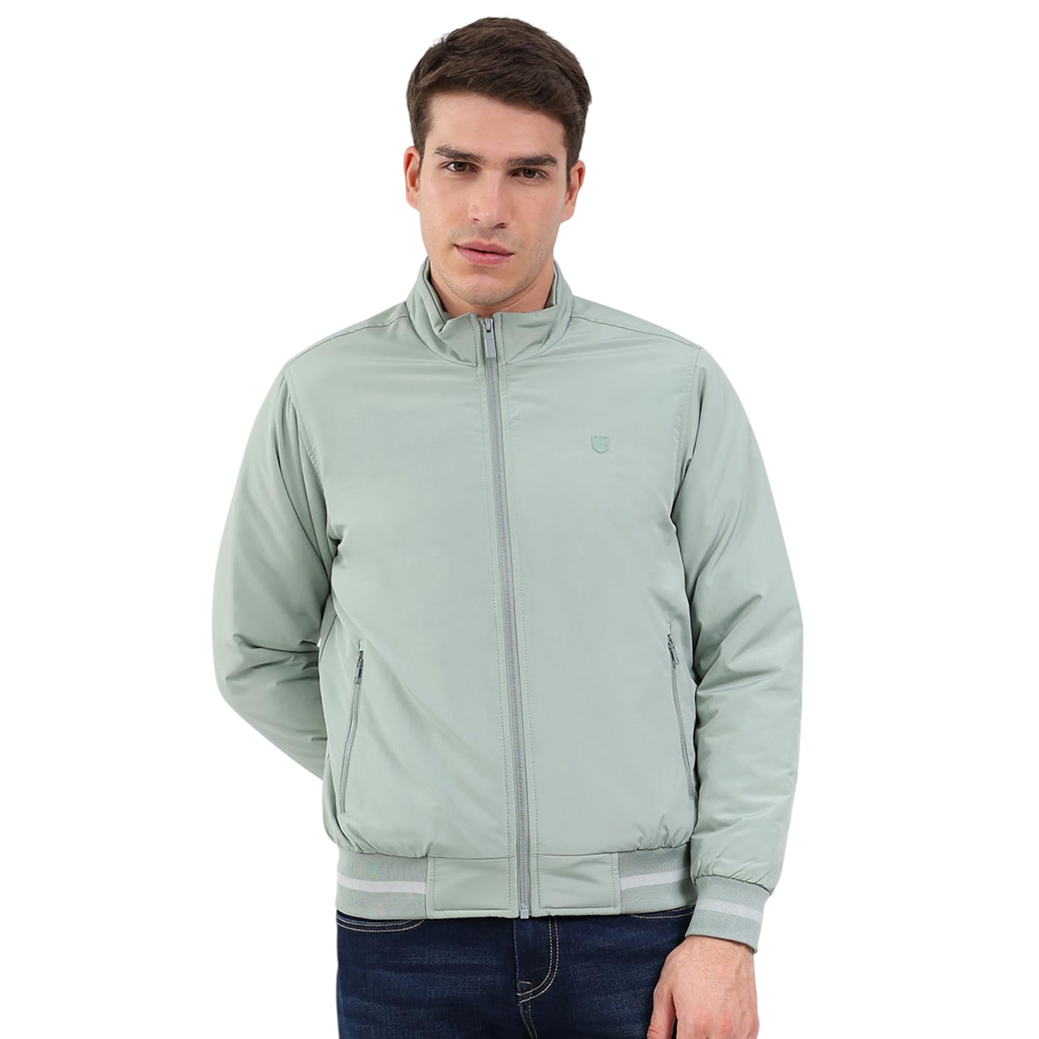 monte carlo Men Regular Fit Solid Mock Neck Side Pocket Zipper Closure Full Sleeve Winter Jacket | Full Sleeve Zipper Jacket | Winter Wear For Men (Pack Of 1)-picture-32