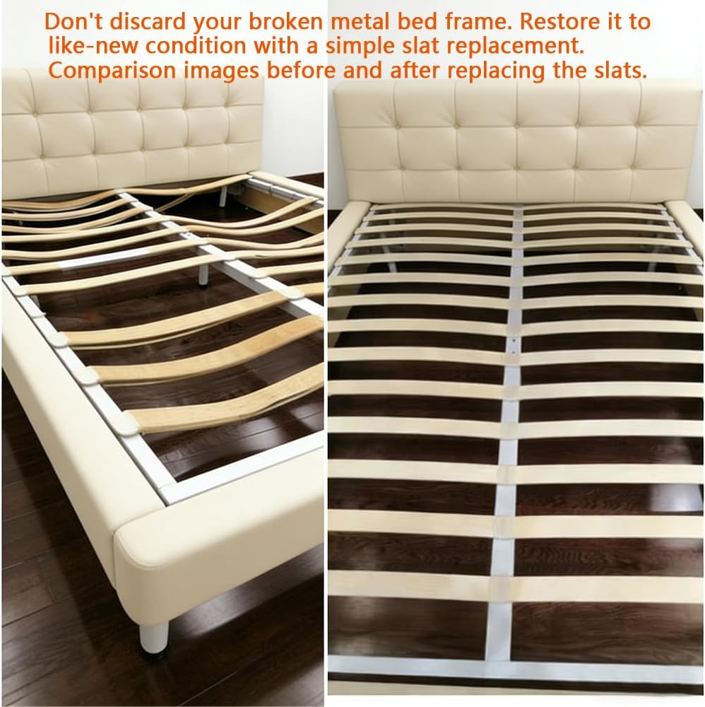 Replacement Slats for Curved Bed Frame Support and Sofa Support System (39.3" x 2.08" x 0.33"/5 Pack)