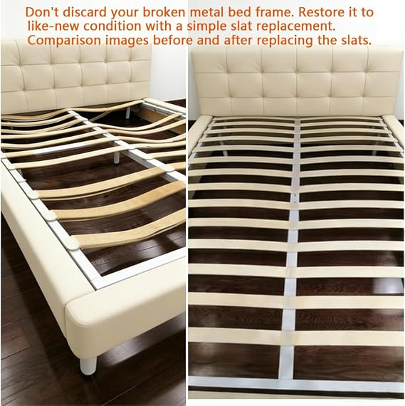 Replacement Slats for Curved Bed Frame Support and Sofa Support System (39.3 x 2.08 x 0.33/10 Pack)