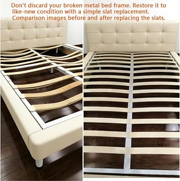 Replacement Slats for Curved Bed Frame Support and Sofa Support System (39.3 x 2.08 x 0.33/10 Pack)