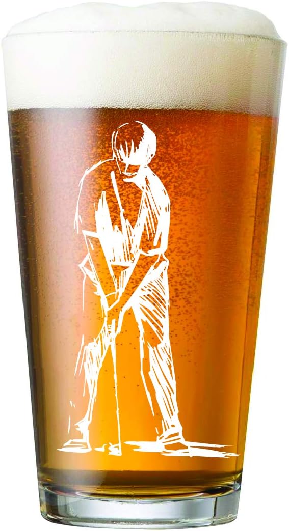 Golf Player - Amazing Gifts - Pint Beer Glasses - 4pcs