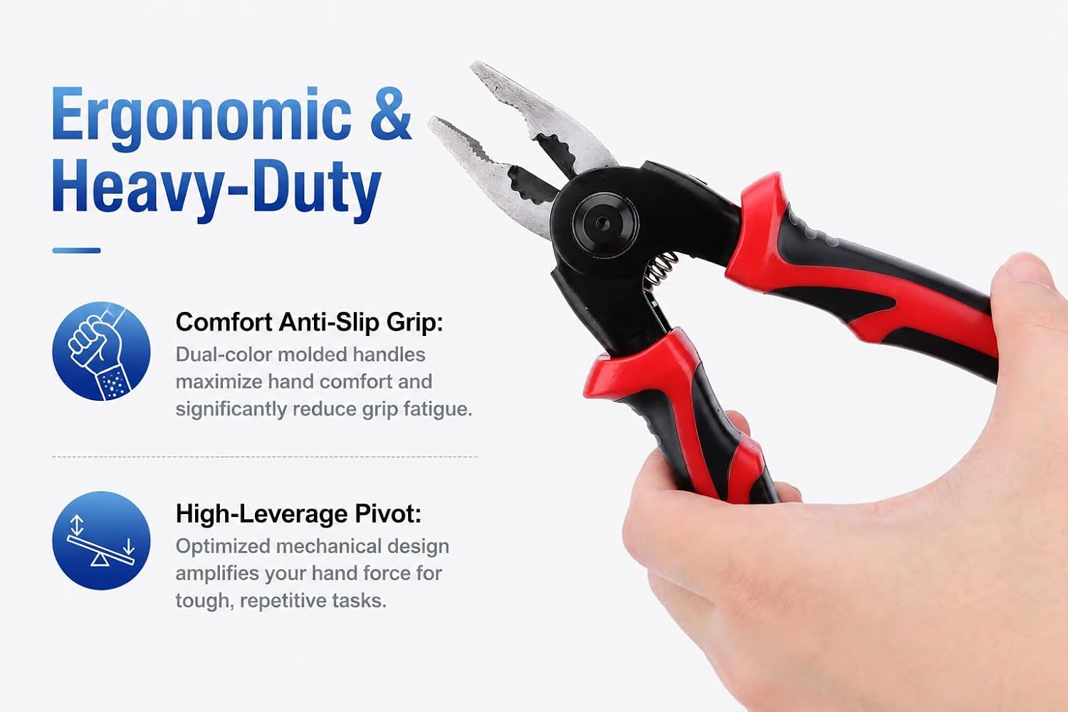 Baomain SJP8029 5-in-1 Interchangeable Pliers Set Multifunctional Kit image 5