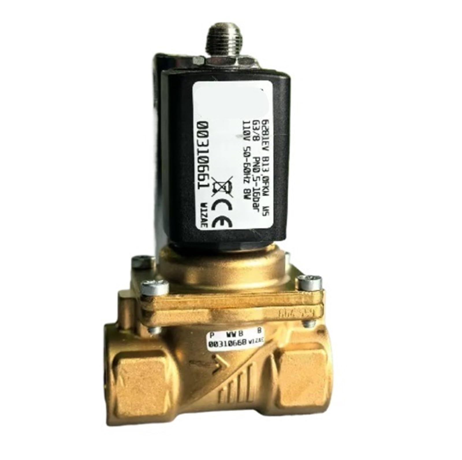 TSCFHGQI Diaphragm Solenoid Valve 6281EV B13.0 G3/8 110V 50-60Hz 8W 00310661
