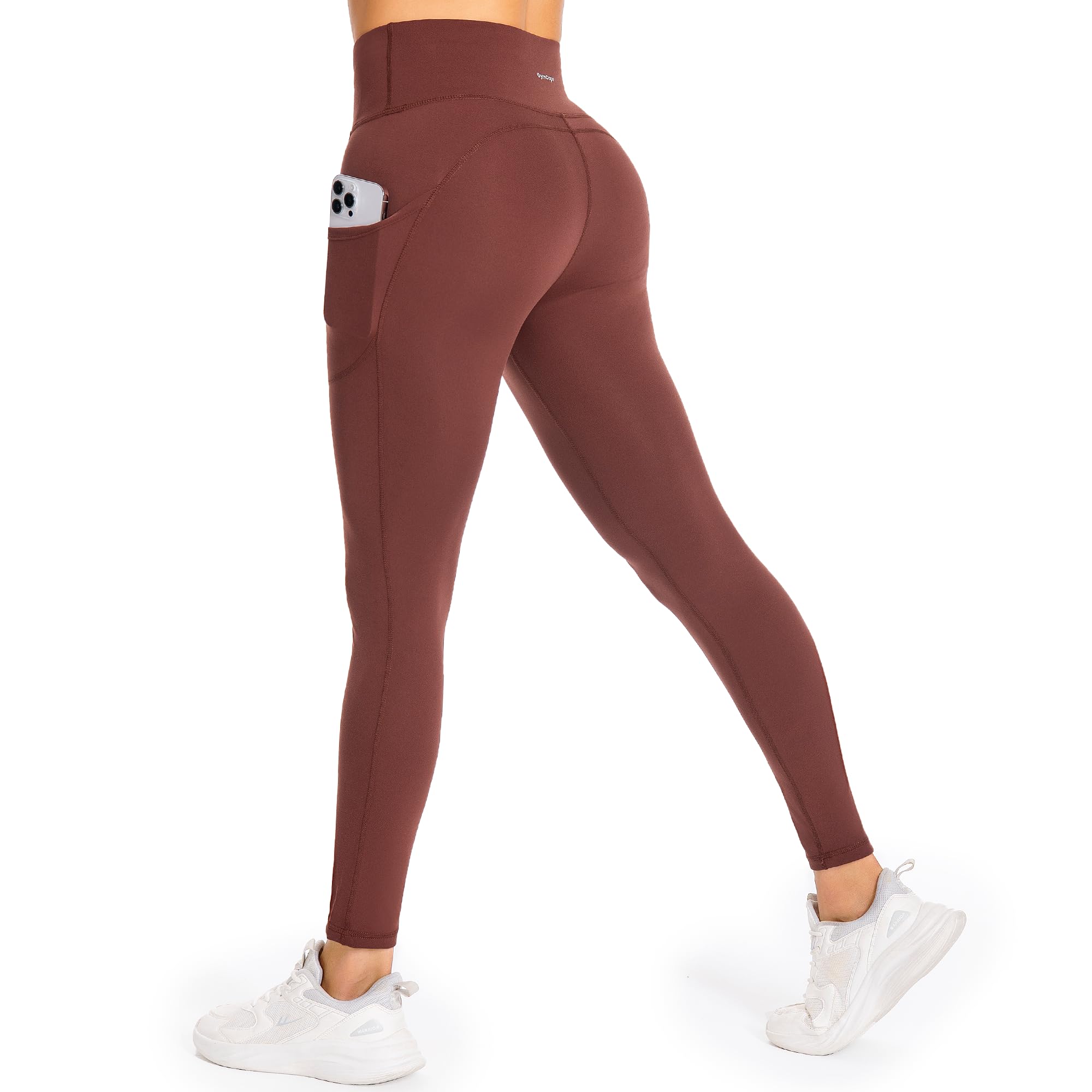 GymCope Yoga Pants for Women, High Waisted Leggings for Women with Tummy Control, Workout Leggings with Pockets for Yoga, Running, Gym or Lounging