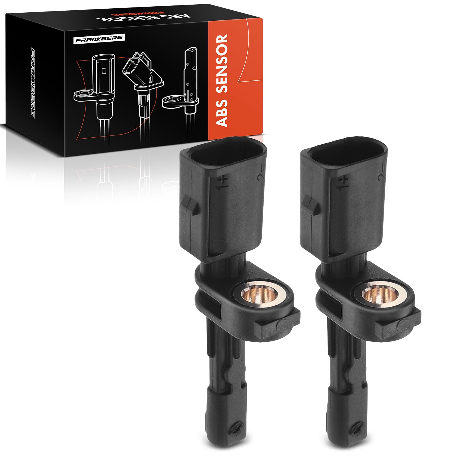 Frankberg 2 capteurs ABS arrière ALS3068 | Compatible avec: Golf VII 5G1 BE1, A3 Limousine 8VM 8VS, A3 8V1 8VK, O.c.t.a.v.i.a III 5E3 NL3 NR3