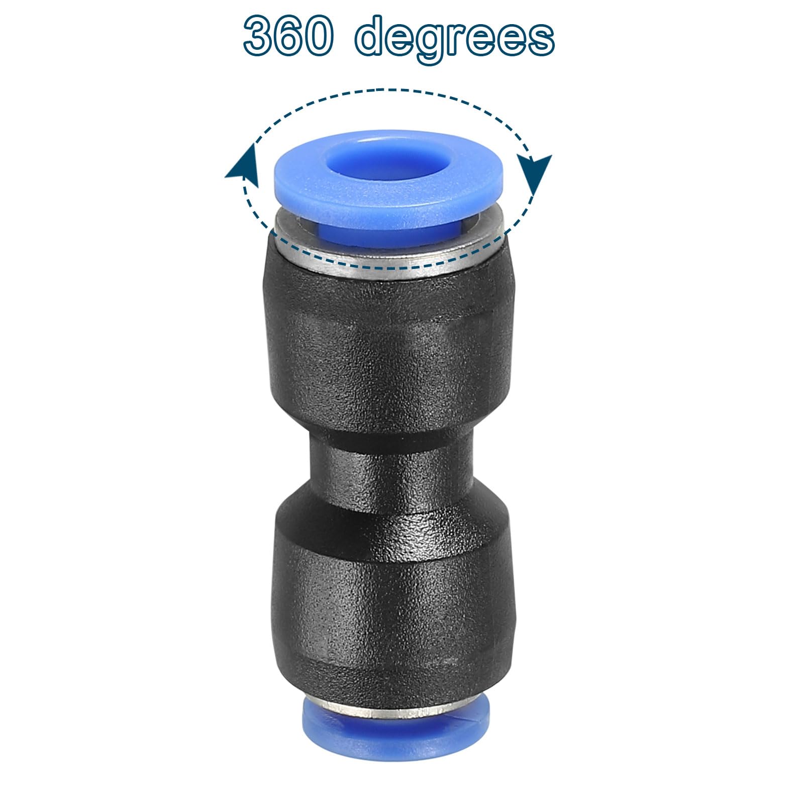 PU Cross Union 4 Way Pneumatic Push-in Connector (Aeroflex / Imported PU Cross Union 4 Way Pneumatic Push-in Connector (Aeroflex / Imported