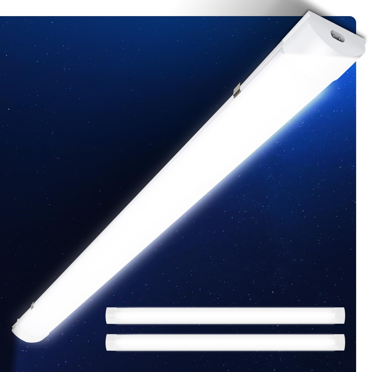 3er LED Feuchtraumleuchte 120 cm 36W, IP65 Kellerleuchte