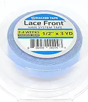WalkerTape Fita Adesiva para Lace Front – Ultra Forte, 3 metros X1,27cm, Hipoalergênica, Resistente à Água, Fácil de Aplicar – Ideal para Perucas, Próteses Capilares e Mega Hair