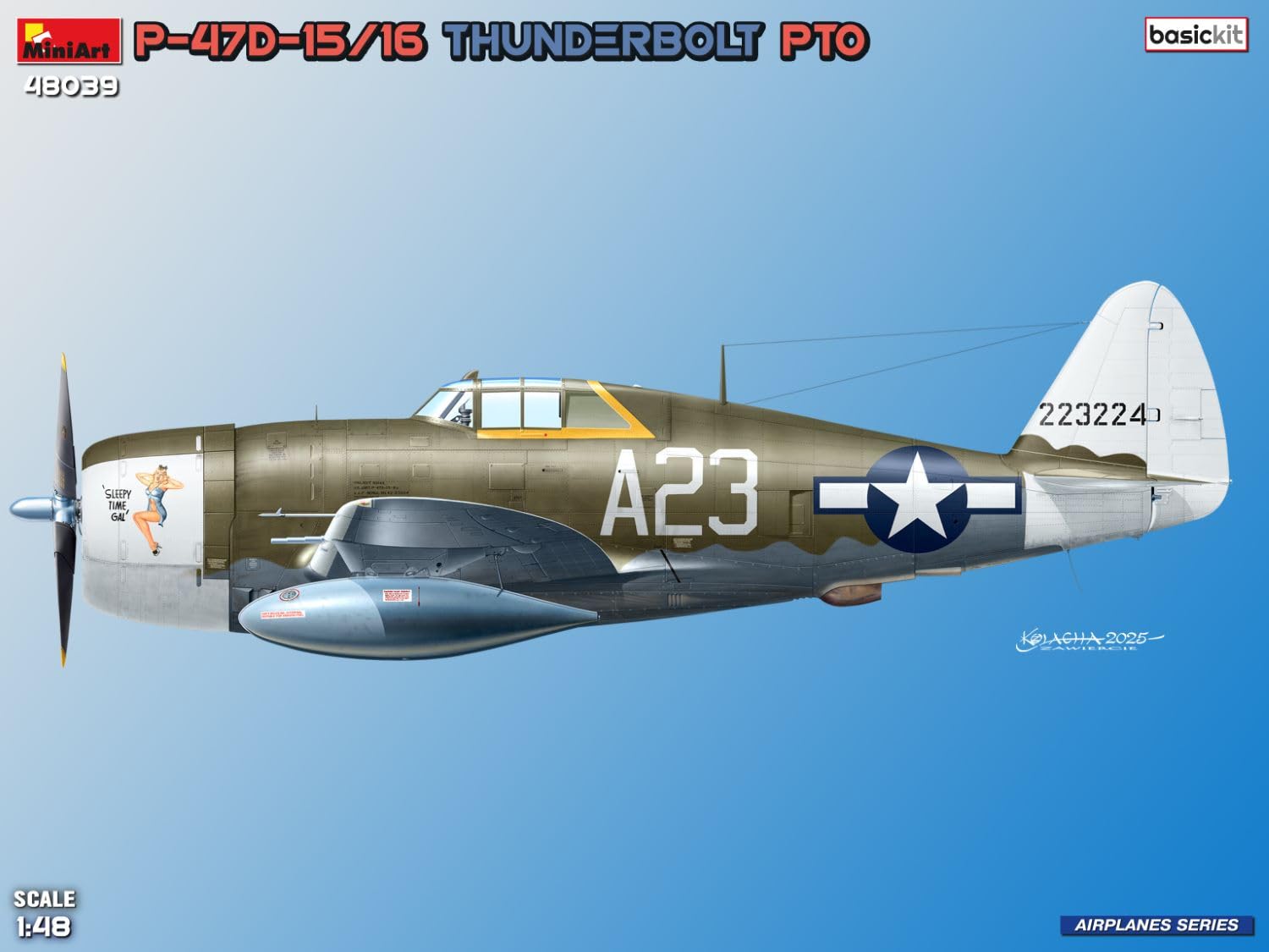 Amazon | ミニアート 1/48 P-47D-15/16 サンダーボルト 太平洋戦線