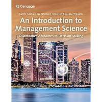 An Introduction to Management Science