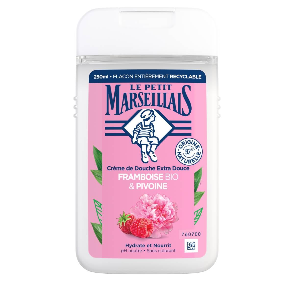 Le Petit Marseillais Duschgel – Himbeere & Pfingstrose, 250 ml (1er Pack)