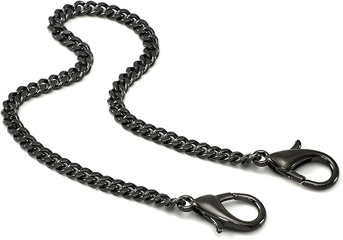 Miniatura 8 de Mini Nice - Correa de cadena de repuesto para bolso cruzado para hombro, accesorios (oro antiguo, 13 pulgadas)